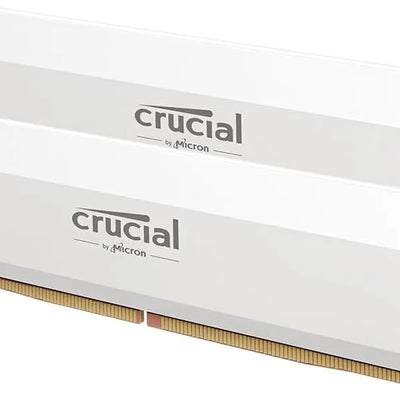 Kit Mémoire RAM Crucial DDR5 – 32 Go (2 x 16 Go) - 6000Mhz - Blanc