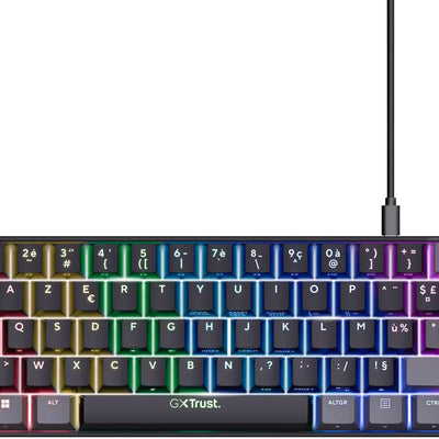 Trust Gaming GXT 867 Acira - Clavier Mécanique 60%