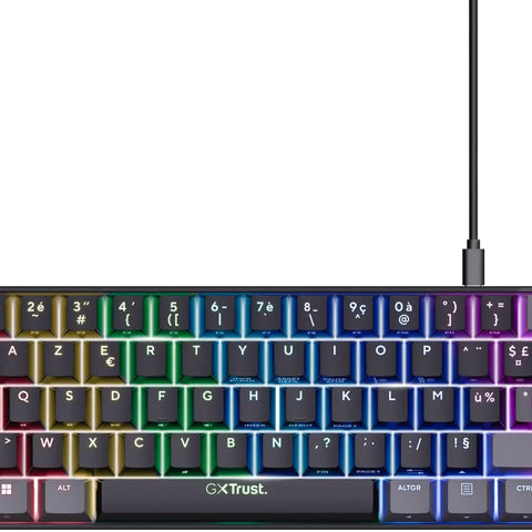 Trust Gaming GXT 867 Acira - Clavier Mécanique 60% — dans le même univers que Bureau Gamer Trust GXT 709W Luminus Blanc