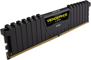Barrette mémoire Corsair Vengeance LPX DDR4 noire 8 Go 3200 MHz à design nervuré