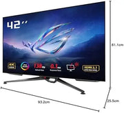 Moniteur ASUS ROG Swift 42 pouces OLED 4K HDR vibrant cadre noir élégant