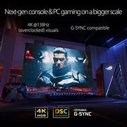 Moniteur gaming ASUS ROG Swift 42 pouces OLED 4K HDR 144Hz G-Sync en action