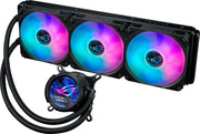 Boucle de refroidissement liquide noire ASUS ROG Strix LC III 360 ARGB LCD NOIR à triple ventilateur RGB