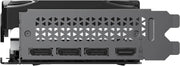 Face arrière PNY GeForce RTX 5070 12GB OC carte graphique noire 4 HDMI perforée