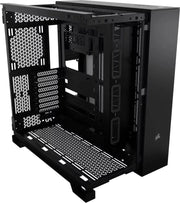 Boîtier PC Corsair 6500X Noir à côtés en mesh noir et design moderne angulaire