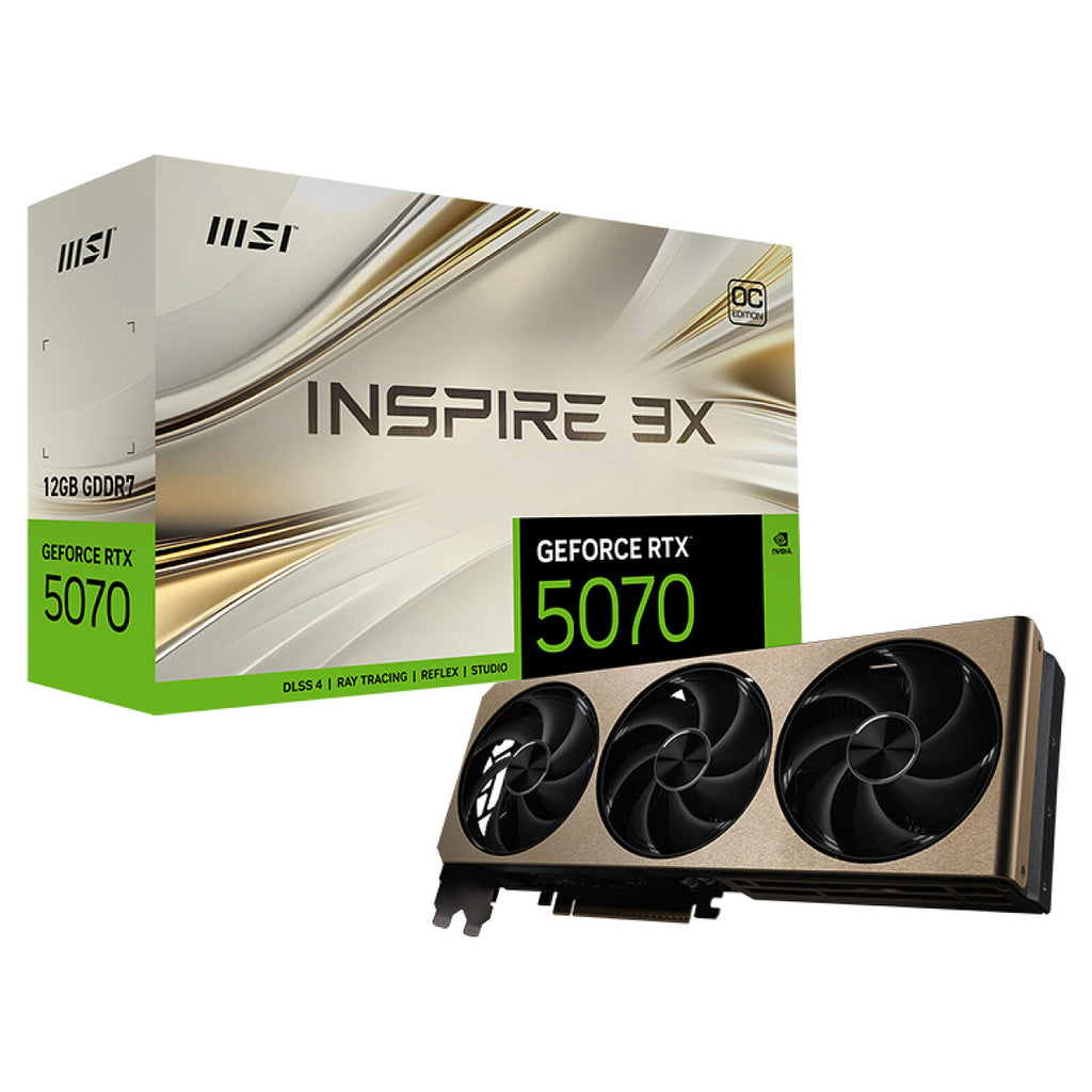 MSI GeForce RTX 5070 Inspire 3X OC 12Go image 0