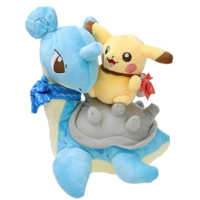 Peluche Pokemon Pikachu & Lokhlass 25cm