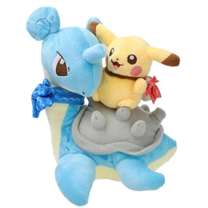 Peluche Pokemon Pikachu & Lokhlass 25cm