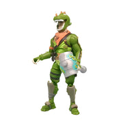 Figurine Fortnite Jonesy : dinosaure vert avec écharpe orange et arme