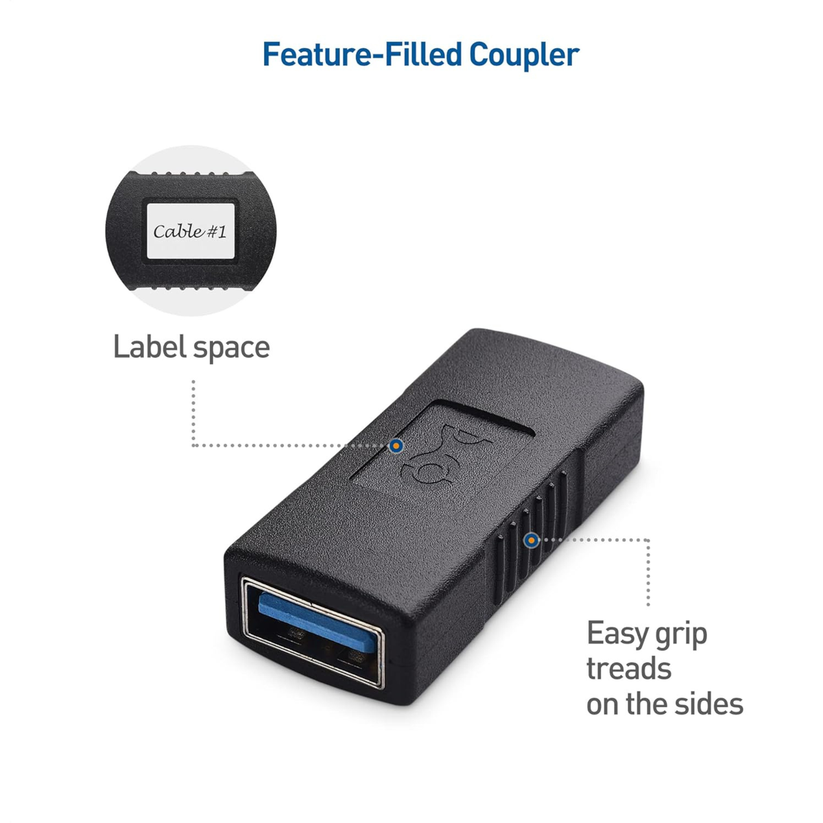 Adaptateur USB Femelle vers USB Femelle