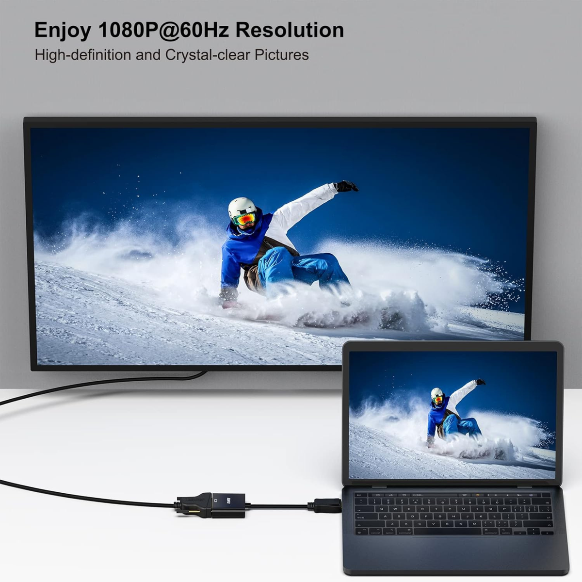 Adaptateur DisplayPort mâle vers DVI femelle&nbsp;