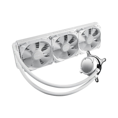 Radiateur ASUS ROG Strix LC II 360 ARGB BLANC triple ventilateurs blancs AIO