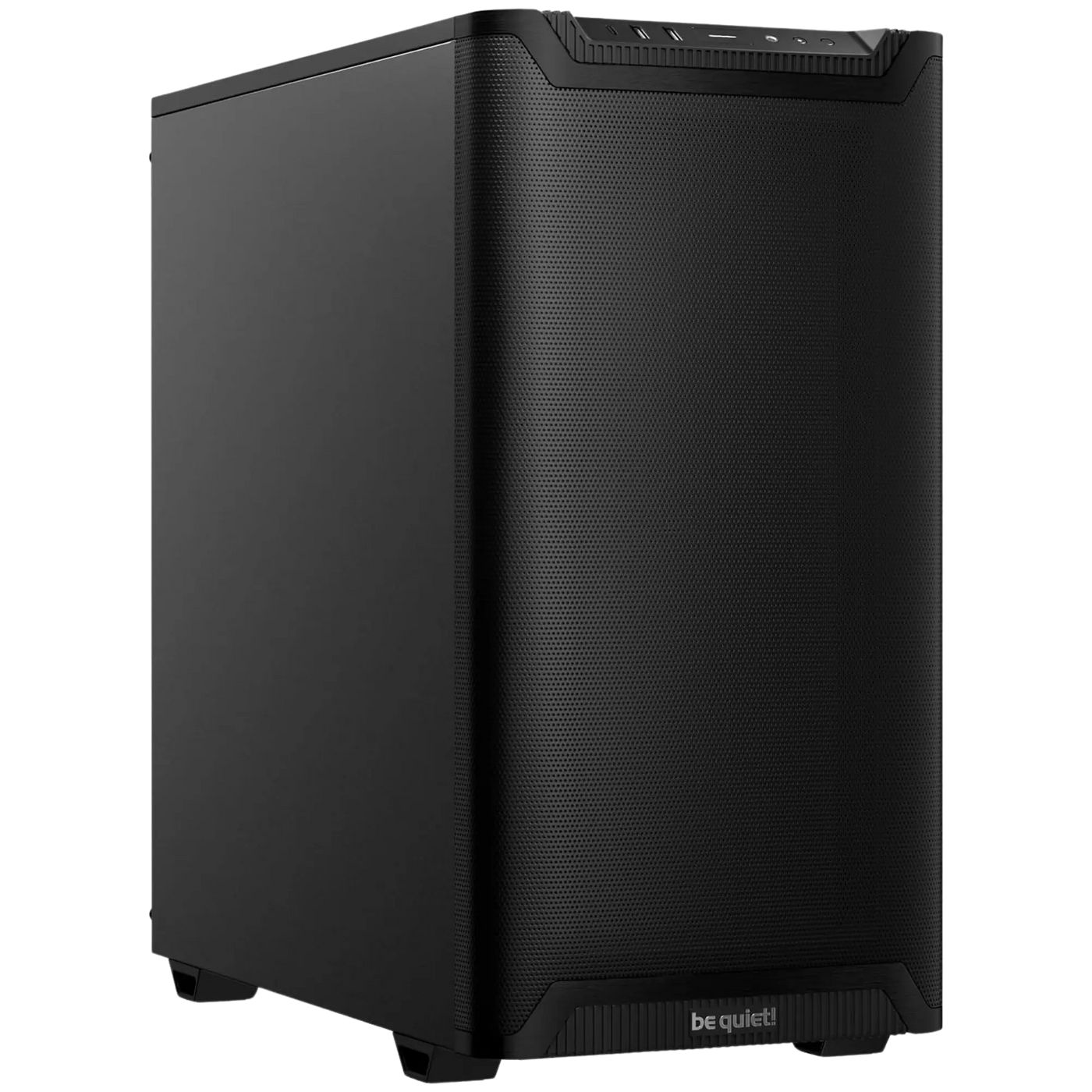 Boîtier PC be quiet! Pure Base 501 noir mesh texturé, design angulaire minimaliste