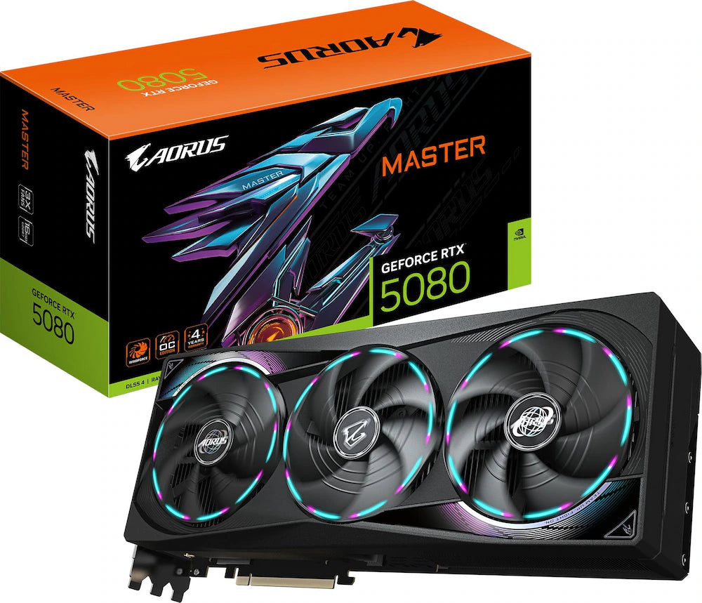Gigabyte GeForce RTX 5080 AORUS MASTER image 0