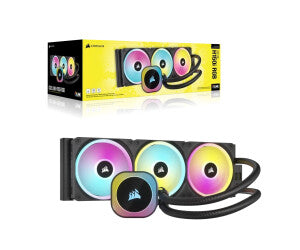 CORSAIR iCUE Link H150i RGB Liquid CPU Cooler - 360mm AIO - Noir image 8