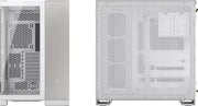 Cors Boîtier PC Corsair 6500X Blanc Silver panneau latéral mesh blanc design minimaliste