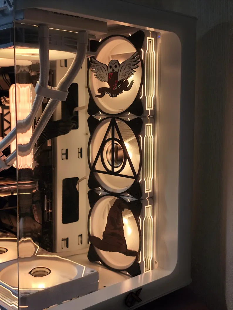 Grille Ventilateur 120mm/140mm Harry Potter - Reliques de la Mort image 1