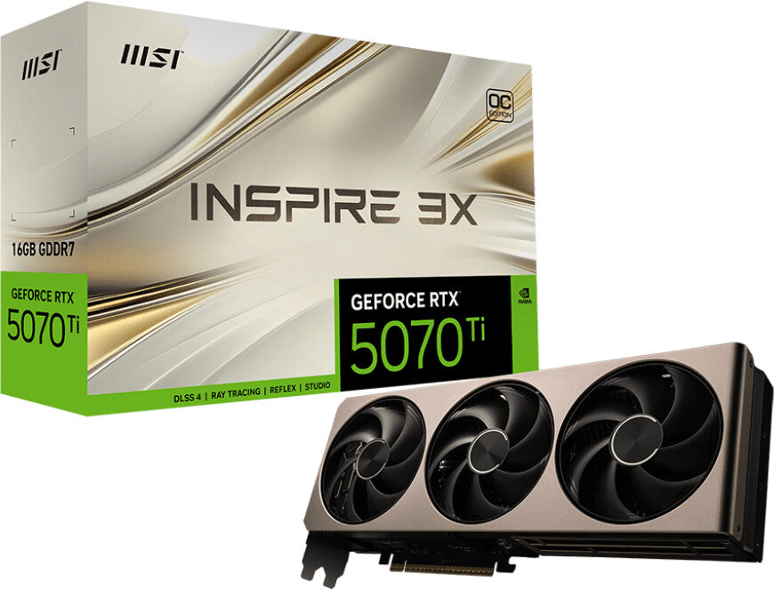 MSI GeForce RTX 5070 Ti Inspire 3X OC 16 Go image 0
