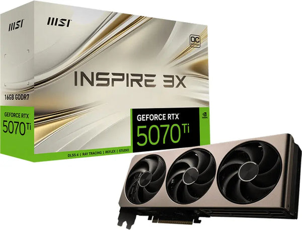 MSI GeForce RTX 5070 Ti Inspire 3X OC 16 Go