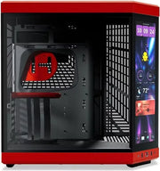 HYTE Y70 Touch Infinite Red avec panneau tactile intégré