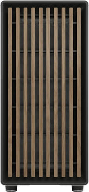Haut-parleur à cadre noir et lattes en bois vertical, Fractal Design North XL blanc chalk
