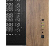 Panneau latéral texture bois noir Corsair 2500X NOIR/BOIS avec mesh et ports