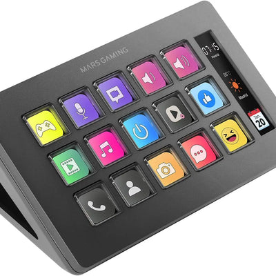 StreamDeck Mars Gaming Slim MSD-One Noir