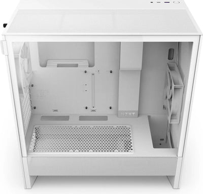 NZXT H5 Flow Blanc : boîtier PC blanc à panneau mesh avant perforé