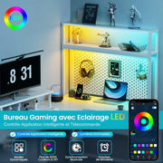 Bureau Gamer d'Angle 150 x 100 cm Blanc