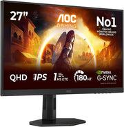 Ecran 27" AOC Gaming Q27G42XE Quad HD 180Hz