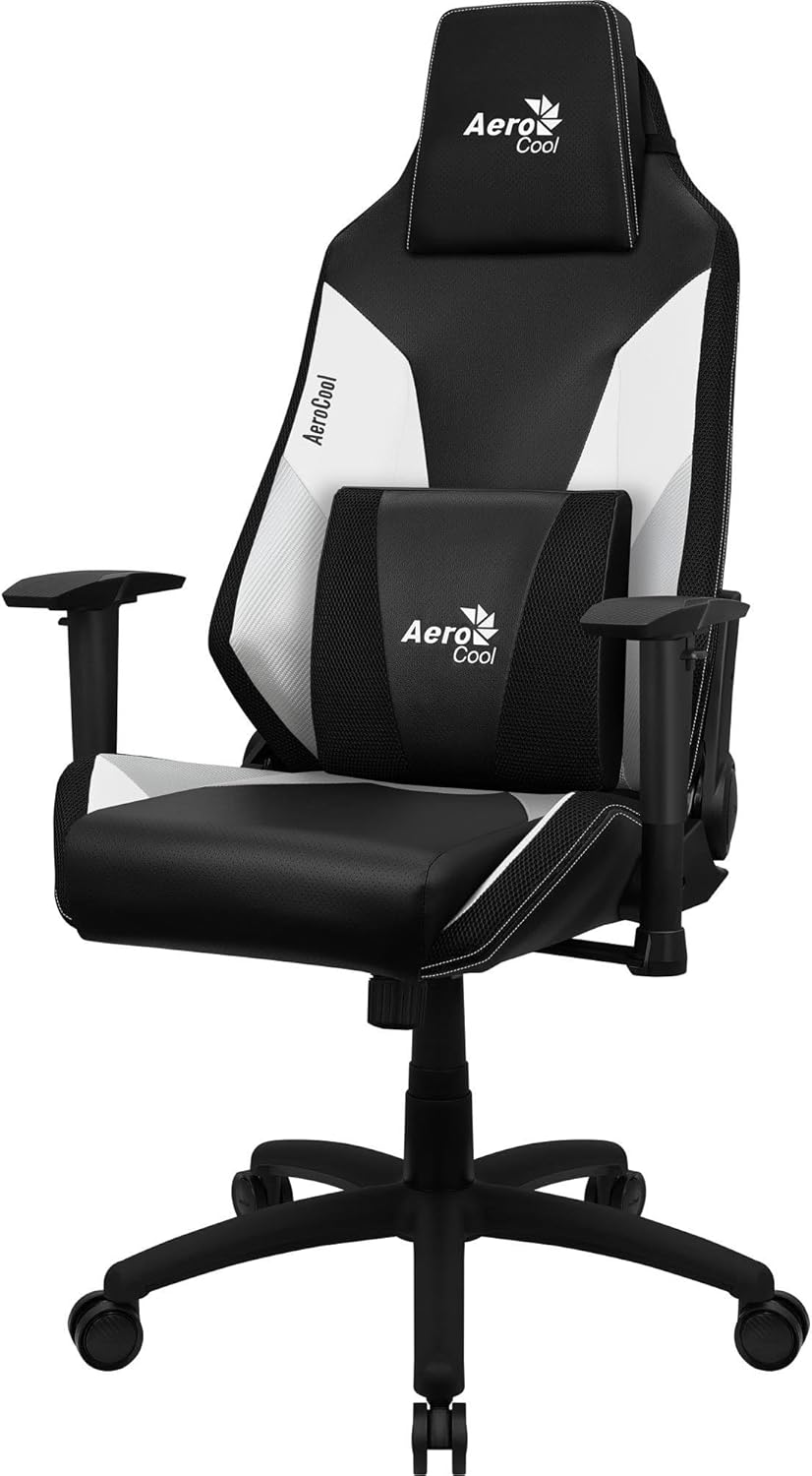 Fauteuil Gamer AeroCool Admiral – Noir/Blanc