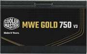 Alimentation ATX Cooler Master MWE Gold V3 750W (Noir) - MPE-7506-ACAG-BEU — visuel 2