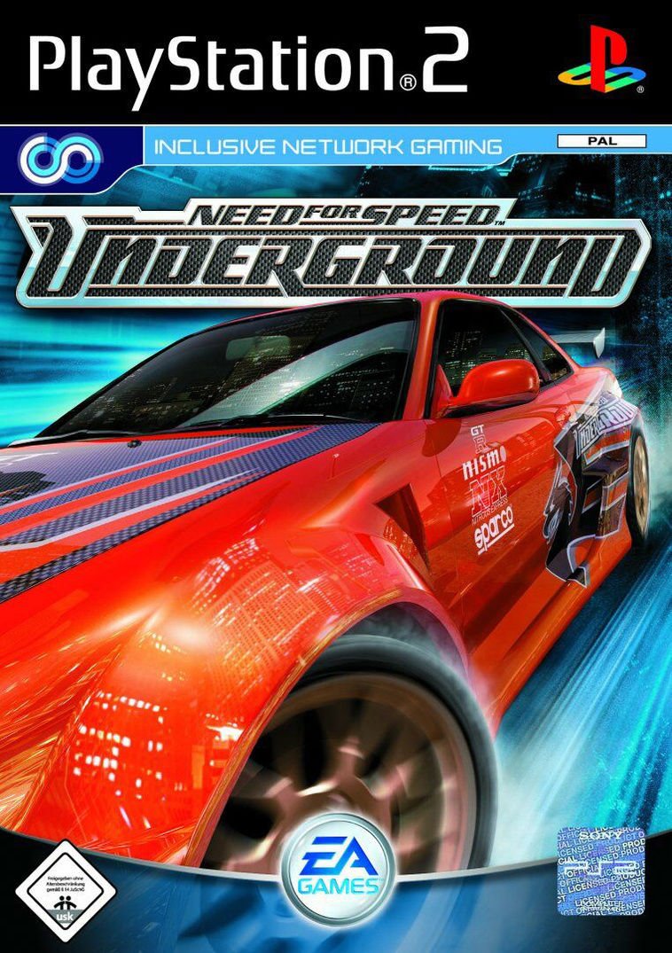 Jaquette Need for Speed Underground PS2