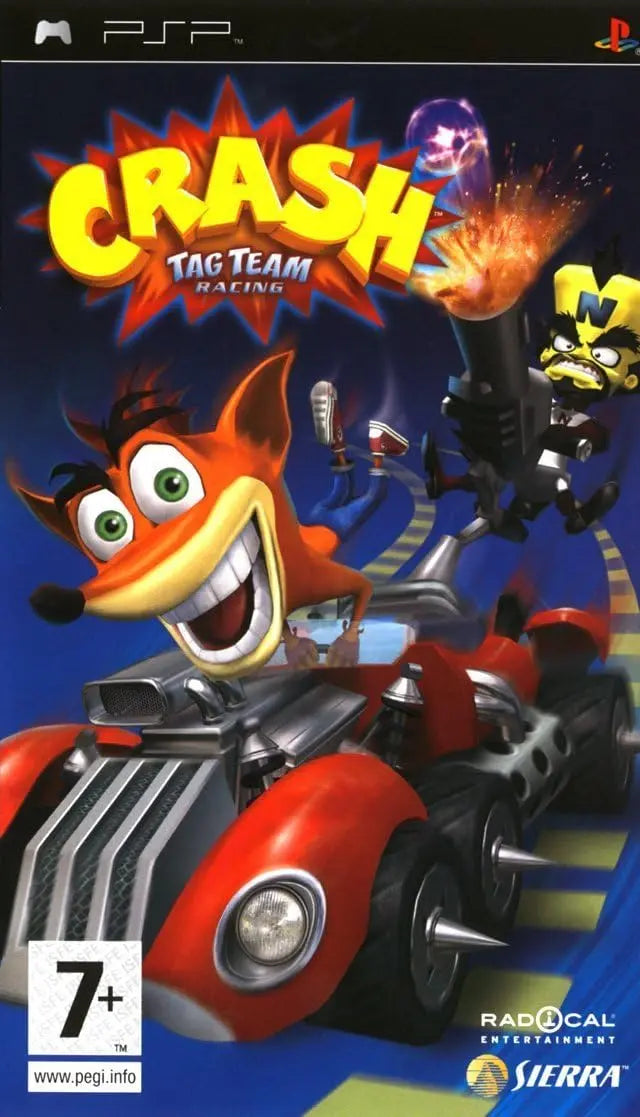 Jeu PSP Crash Tag Team Racing