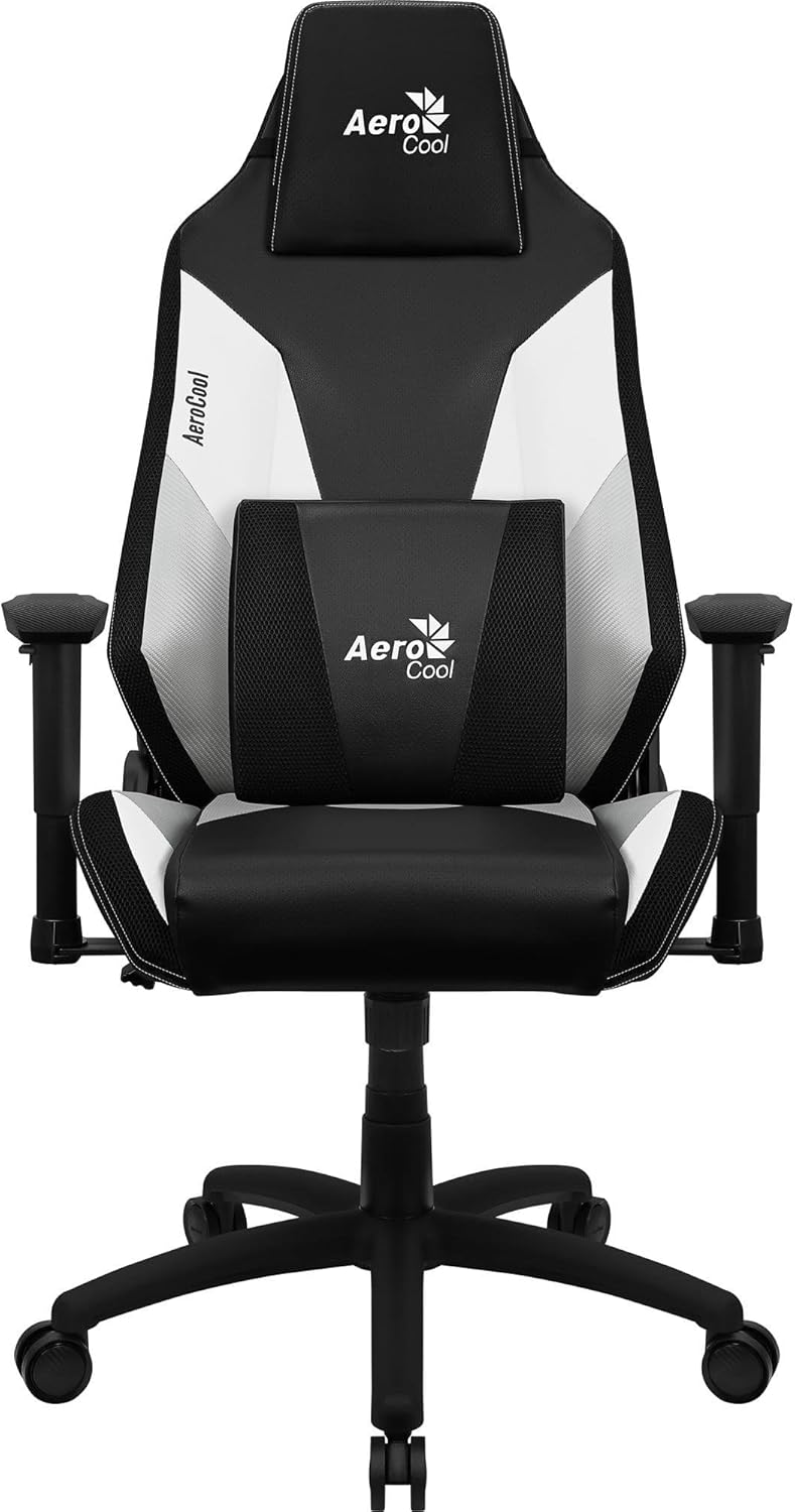 Fauteuil Gamer AeroCool Admiral – Noir/Blanc