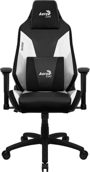 Fauteuil gamer AeroCool Admiral noir/blanc à dossier en mesh respirant