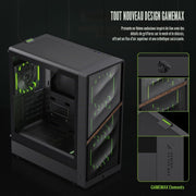 Boîtier Mini Tour Micro ATX Gamemax Aeris 330 GB - Noir — visuel 7