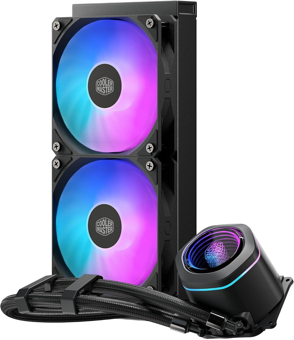 Kit Watercooling AIO Cooler Master MasterLiquid Core Nex RGB 240mm Noir - vue 1
