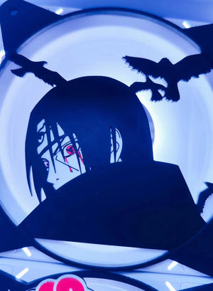 Grille Ventilateur Naruto 120mm/140mm - Visage Itachi Uchiha