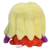 Peluche Pokémon Lippoutou jaune coton doux 20 cm cheveux longs base rouge