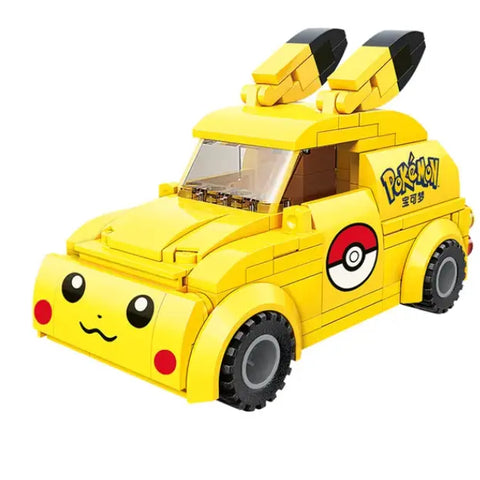 Bricks De Construction Pikachu - Edition Voiture de Sport — dans le même univers que BRICKS Pokemon Psykokwak - Scène de Plage - MICRO BRICK - Jeu de Construction