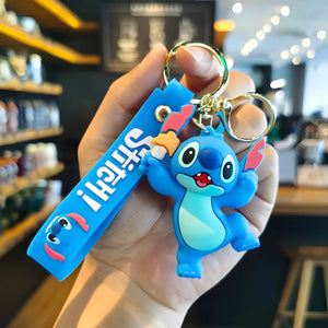 Porte-Clés Disney - Lilo & Stitch - Stitch mangeant de la glace