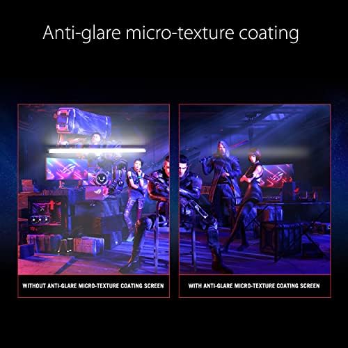 Écran ASUS ROG Swift 42’’ OLED 4K HDR 144Hz affichant scène gaming futuriste vibrante