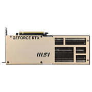 Carte graphique MSI GeForce RTX 5070 Inspire 3X OC 12G en or et noir