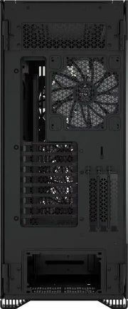 Corsair iCue 7000X RGB Full Tower Noir avec boîtier plastique noir, panneaux mesh et ventilateur central
