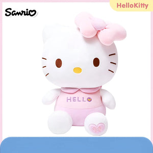 Peluche Hello Kitty - Combinaison rose -30 cm