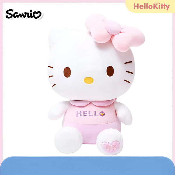 Hello Kitty Peluche Hello Kitty - Combinaison rose -30 cm