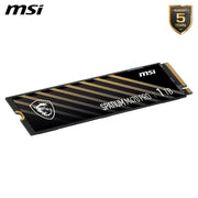 Disque SSD MSI SPATIUM M470 Pro 1 To M.2 noir et or avec dragon
