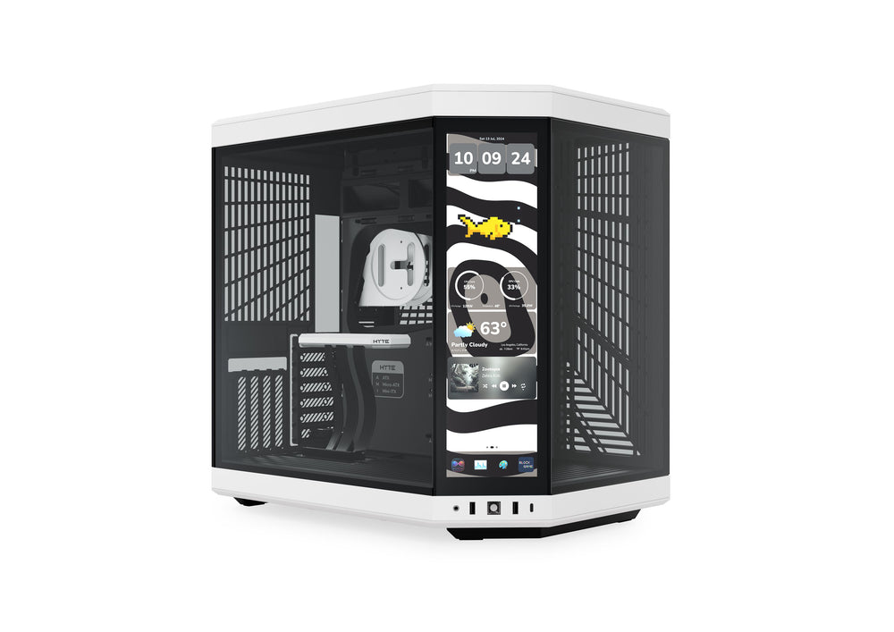Boîtier PC HYTE Y70 Touch Infinite Noir/Blanc - vue principale