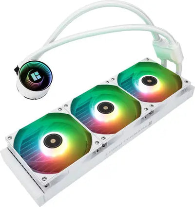 Refroidisseur liquide AIO Thermalright Frozen Notte 360 WHITE ARGB blanc 360mm avec ventilateurs RGB et pompe Windows illuminée